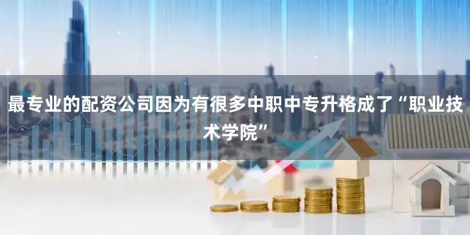 最专业的配资公司因为有很多中职中专升格成了“职业技术学院”